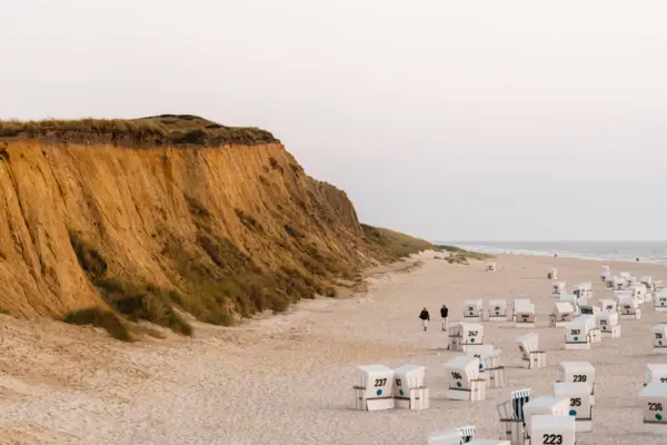 Das Rote Kliff als einer der schönsten Strände auf Sylt.