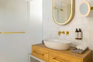 Badezimmer A-ROSA Tegernsee Ein modernes Badezimmer A-ROSA Tegernsee.