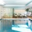 Indoor pool with large water basin