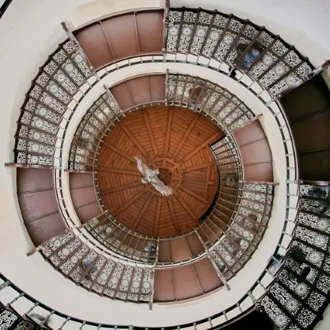 Museumsturm im Jagdschloss Granitz in Binz auf Rügen.