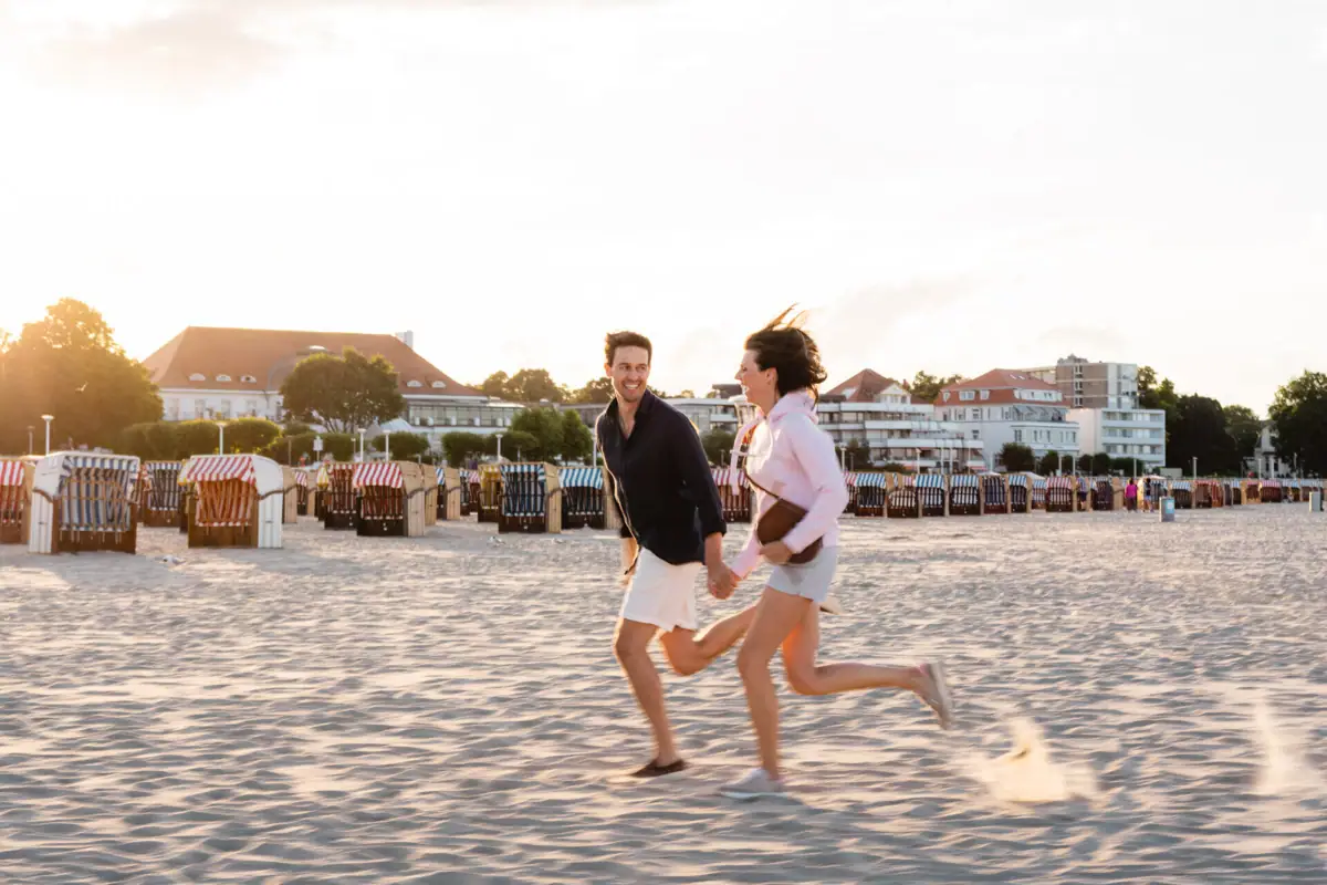 Pärchen am Strand