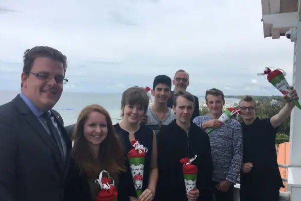 Das Team draußen