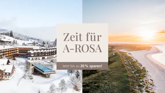 Collage eines Gebäudes und eines Pools im Winter, umgeben von Schnee.