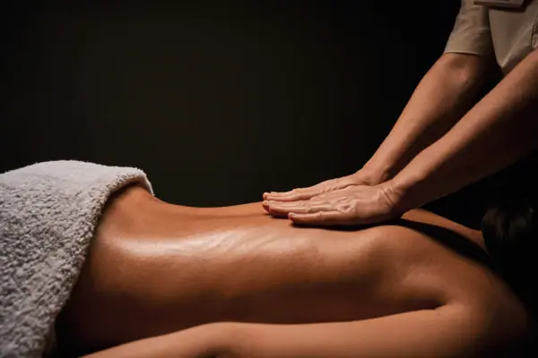 Massage wohltuende Massage